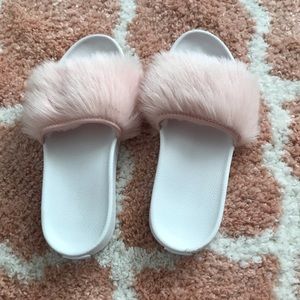 Pink Ugg Slides
